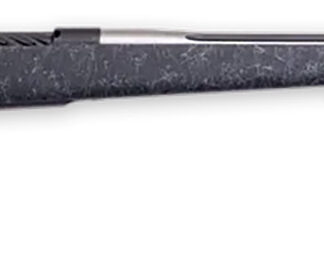 Weatherby MAM01N7MMPR8B Mark V Accumark 7mm PRC 3+1 24" Threaded/Fluted Stainless Barrel, Graphite Black Rec, Gray Webbed Black Monte Carlo Stock, Accubrake Muzzle Brake, Adj. TriggerTech Trigger