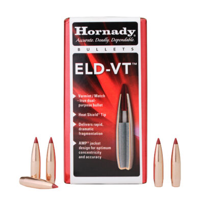 LD-VT 22 CALIBER (0.224”) RIFLE BULLETS ELD-VT .22 CALIBER (0.224”) 62GR POLYMER TIPPED-BT 100/BOX