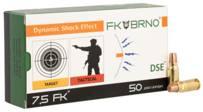 F9 Ammunition 7.5 FK  High Velocity 1950 FPS 101Gr  LF Copper 50rd/bx