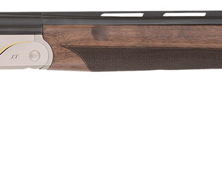TriStar 33148 Trinity II LT Full Size 410 Gauge Break Open 3" 2rd 28" Black Over/Under Vent Rib Barrel, Engraved Silver Aluminum Receiver, Fixed Turkish Walnut Stock, Right Hand
