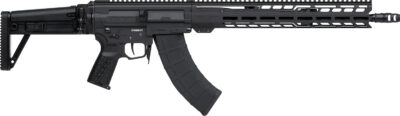 CMMG 86AD60BAB Dissent MK47 7.62x39mm 30+1 (2) 16.10″, Black Armor, Side Charging Handle Rec, 15″ M-Lok Handguard, Side Folding Stock, Zeroed Grip, Muzzle Brake, 60/90 Ambi Safety, Adj. Gas Block