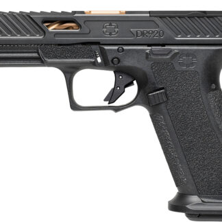 DR920 9mm 5in Blk Elite Slide Optic DLC Spiral unth Bronze Grn Trit