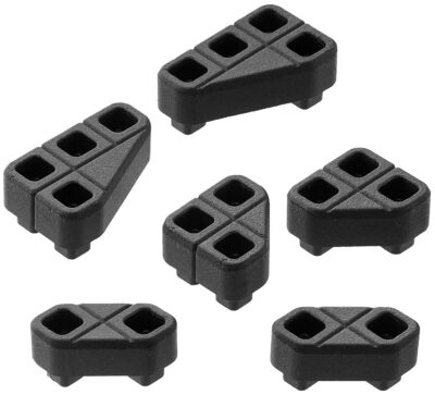 Magpul MAG1366BLK DAKA Block Kit Angled, Includes 45 Degree Blocks (2), 45/90 Degree Blocks (2) & 30/60 Degree Blocks (2), Black Polypropylene, Fits Magpul DAKA Cases/Organizer Systems