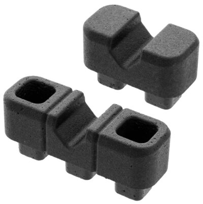 Magpul MAG1367-BLK DAKA Block Kit V-Block, Includes Double V-Block (2) & Triple V-Blocks (2), Black Polypropylene, Fits Magpul DAKA Cases/Organizer Systems