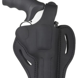 1791 Gunleather RVHX2SBLR RVHX-2  OWB Size 02 Stealth Black Leather Fits Up to 4" Barrel, K/L-Frame, Belt Slide Right Hand