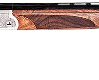 ATI ATIGKOF410SV Cavalry  410 Gauge Break Open 3" 2rd, 26" Matte Blued Over/Under Vent Rib Barrel, Silver Engraved Aluminum Receiver, Fixed Oiled Turkish Walnut Walnut Stock