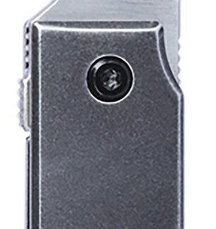 CRKT 5915 MinimalX  EDC 2.19" Folding Modified Tanto Plain Satin 12C27 Sandvik Blade, Stonewashed Stainless Steel Handle