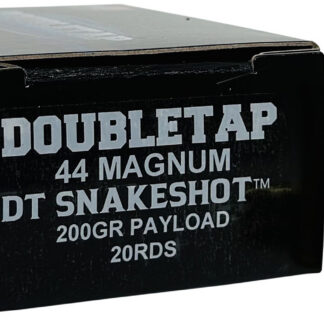 DoubleTap Ammunition 44MSS2 Snake Shot  44RemMag 200gr 20 Per Box/50 Case