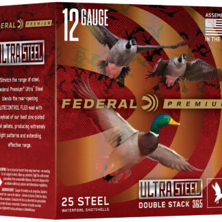 FEDERAL 12GA 3” 1 1/4OZ BB & 2  1450 FPS "ULTRA STEEL" 25 RD/BX 10 BX/CS