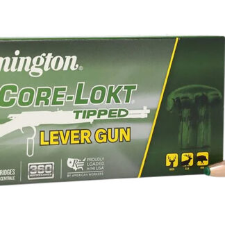 CORE-LOKT TIPPED 360 BUCKHORN RIFLE AMMO CORE-LOKT TIPPED 360 BUCKHAMMER 180GR POLYMER TIPPED 20/BOX