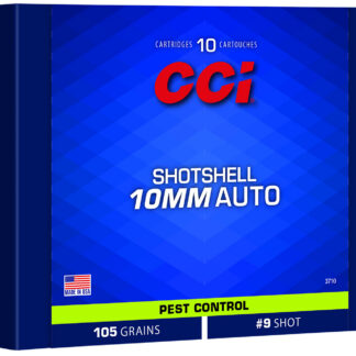 CCI Shotshell Pistol Ammo 10mm Auto 109gr. 9 Shot 10 rd.