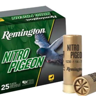 Remington Ammunition R28681 Nitro Pigeon  12Gauge 2.75" 7.5Shot 25 Per Box/10 Case