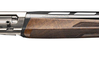 Browning 011779204 Maxus II Upland Full Size 12 Gauge Semi-Auto 3" 4, 2 3/4" Shells 28" Matte Blued Vent Rib Barrel, Satin Nickel Aluminum Receiver,  Grade I Turkish Walnut Wood Stock w/Adj Shim