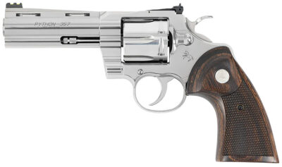 TARGET PYTHON 357 MAGNUM REVOLVER TARGET PYTHON 357 MAGNUM/38 SPECIAL 4.25” BBL 6RD STAINLESS