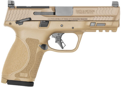 S&W M&P 9 M2.0 Compact OR Optic Ready TS FDE 9mm Luger 4'' 10 RND SF