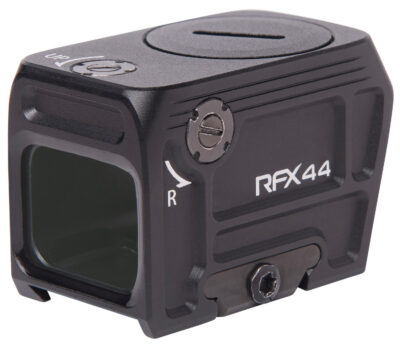RFX44 COMPACT CLOSED EMITTER GN DOT REFLEX SIGHT W/ ADAPTER RFX44 COMPACT GREEN DOT REFLEX SIGHT W/GLOCK ADAPTER BLACK