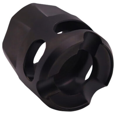 True Precision Inc TPYMICROBC Micro Compensator Y-Type Black DLC 416R Stainless Steel 1/2″x28 Threads 9mm/380 ACP