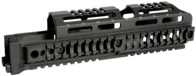 Midwest Industries MIAKALPHAQR10  AK Alpha Black 6061 Aluminum AK-47/AK-74 10.0″ Long