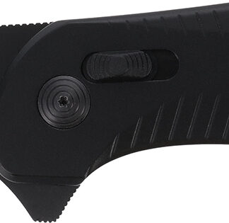 S.O.G SOG12020143 Diverge XR Folder 3" Folding EDC Plain Black PVD D2 Steel Blade, Black Scaled Aluminum Handle