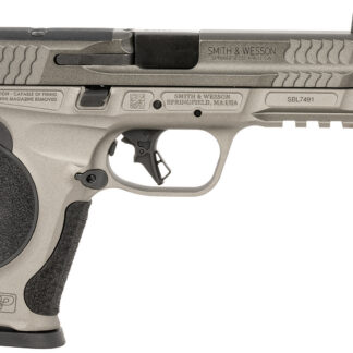 Smith & Wesson 14162 M&P M2.0  Full Size Frame 9mm Luger 17+1, 4.63" Black Threaded Barrel, Gray Optic Cut/Serrated Steel Slide, Gray Aluminum Frame w/Picatinny Rail, Black Polymer Grip