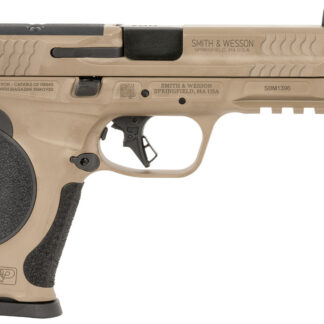 M&P9 M2.0 METAL COMPACT 9MM HANDGUN M&P9 M2.0 METAL 9MM LUGER 4.625” THREADED BBL (2)17RD FDE
