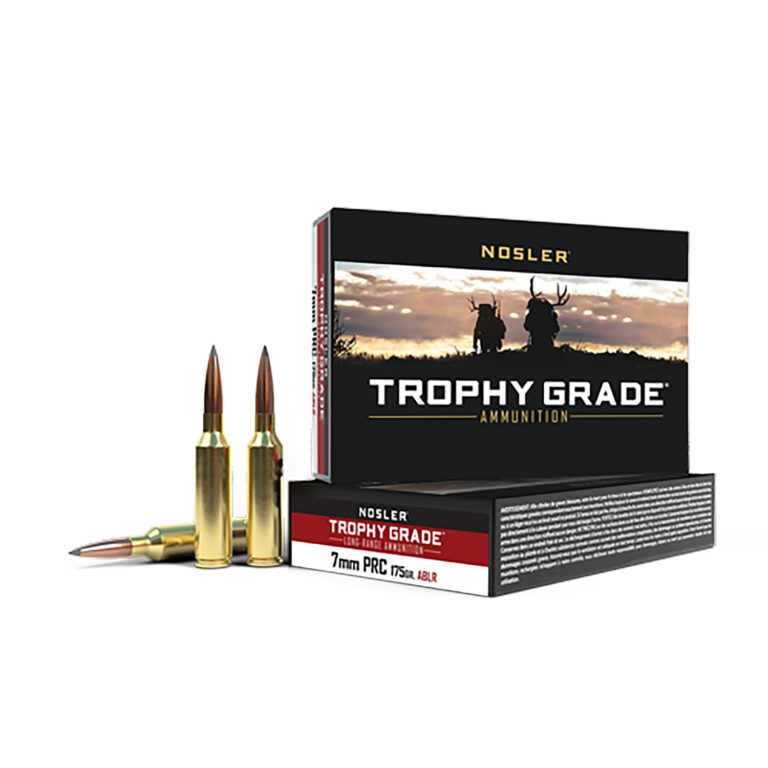 Nosler Trophy Grade Long Range Rifle Ammunition 7mm PRC 175 gr. ABLR SP 20 rd.