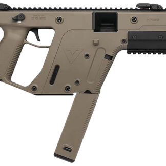 Kriss USA KV10PFD30 Vector SDP Enhanced G2 10mm Auto 33+1 6.50" Black Nitride Threaded Barrel, Flat Dark Earth Picatinny Rail Top & Bottom, MK5M Modular Rail