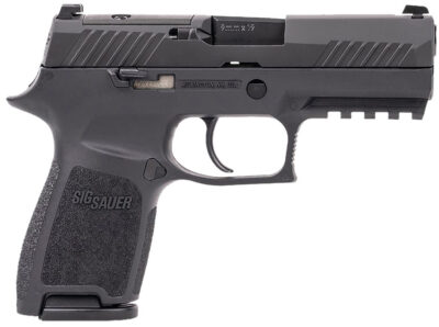 P320 COMPACT 9MM LUGER SEMI-AUTO HANDGUN P320 COMPACT 9MM LUGER 3.9'' BBL (2)10RD MAGS BLACK