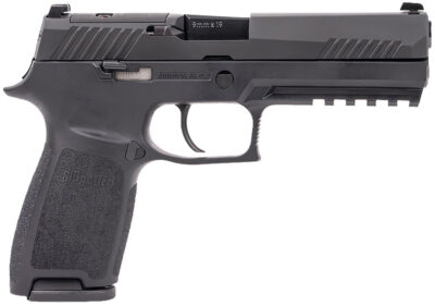 P320 FULL-SIZE 9MM LUGER SEMI-AUTO HANDGUN P320 FULL-SIZE 9MM LUGER 4.7'' BBL (2)10RD MAGS BLACK
