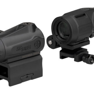 Sig Sauer Electro-Optics SORJMSR101 Romeo-MSR Gen II w/Juliet3 Black 1x/3x 20mm/22mm 2 MOA Red Dot Juliet 3 Micro Magnifier