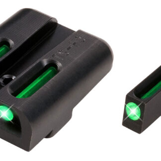 TruGlo TG131GT2 TFO  Green/Tritium/Fiber Optic Front Sight-Green/Tritium/Fiber Optic Rear Sight Glock 20/21
