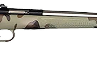 Crickett KSA2171 My First Rifle Gen2 22 S/L/LR Single Shot 16.10" Stainless Steel Barrel & Receiver, M81 Woodland Camo Synthetic Fixed Stock, EZ Loader