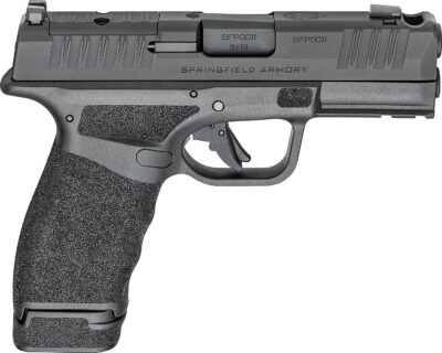 Springfield Armory HCP9379BOSPCOMP Hellcat Pro OSP Compact Frame 9mm Luger 17+1 3.70" Black Melonite Steel Barrel & Integrated Compensator/Optic Ready/Serrated Steel Slide, Black Polymer Frame w/Picatinny Rail
