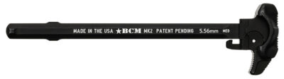 BCM GFHMK2MED Asymmetric MK2 Charging Handle Compatible w/ Mil-Spec AR-15 Black 7075 T-6 Aluminum