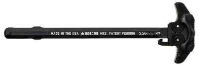 BCM GFHMK2MEDAMBI Ambidextrous MK2 Charging Handle Compatible w/ Mil-Spec AR-15 Black 7075 T-6 Aluminum