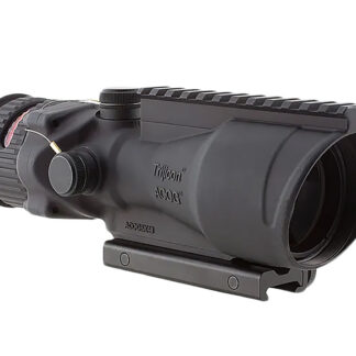 Trijicon 100005 ACOG w/TA75 Mount Matte Black 6x48mm Illuminated Red Horseshoe/Dot 308 BAC Reticle