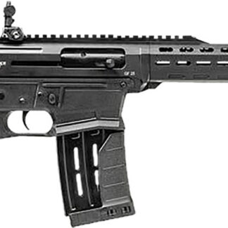 Gforce Arms GF251220 GF25  12 Gauge Semi-Auto 3" 5+1 20" Black Cerakote Spiral Threaded Barrel, Black Cerakote Picatinny Rail Aluminum Receiver, Black Adjustable Synthetic Stock  w/Black Rubber Grip