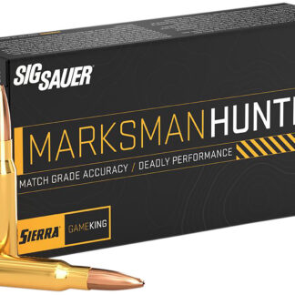 Sig Sauer E65CMGK13020 Marksman Hunter  6.5Creedmoor 130gr 20 Per Box/10 Case