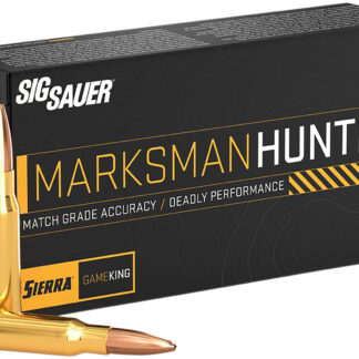 Sig Sauer E308GK16520 Marksman Hunter  308Win 165gr 20 Per Box/10 Case