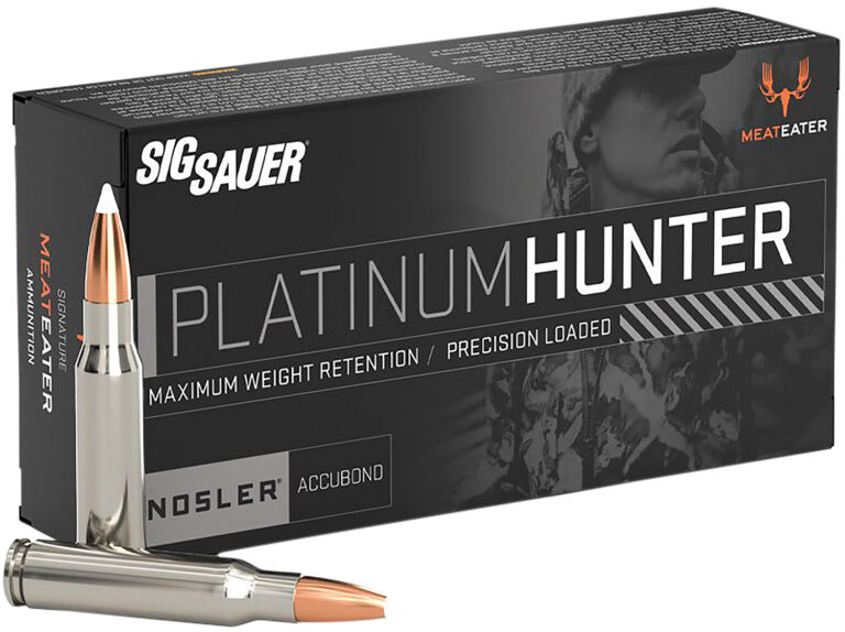Sig Sauer E65CMPH14020 Platinum Hunter  6.5Creedmoor 140gr Bonded Polymer Tip 20 Per Box/10 Case