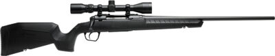 Savage Arms 32006 Axis XP Combo 308 Win 4+1 22" Matte Black Button Rifled Barrel, Matte Black Drilled & Tapped Carbon Steel Receiver, Fixed Sporter Black Synthetic Stock, Weaver 3-9x40mm, Right Hand