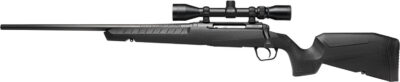 Savage Arms 32019 Axis XP Combo 400 Legend 4+1 20" Matte Black Button Rifled Barrel, Matte Black Drilled & Tapped Carbon Steel Receiver, Fixed Sporter Black Synthetic Stock, Weaver 3-9x40mm, Left Hand