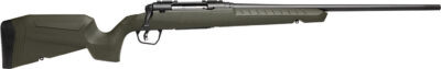 Savage Arms 32041 Axis 2  7mm-08 Rem 4+1 22″ Matte Black Sporter Barrel, Matte Black Drilled & Tapped Steel Receiver, Fixed Green Synthetic Stock, Right Hand