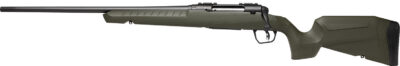 Savage Arms 32072 Axis 2  22-250 Rem 4+1 22" Matte Black Sporter Barrel, Matte Black Drilled & Tapped Steel Receiver, Fixed Green Synthetic Stock, Left Hand