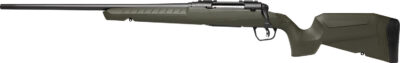 Savage Arms 32073 Axis 2  243 Win 4+1 22" Matte Black Sporter Barrel, Matte Black Drilled & Tapped Steel Receiver, Fixed Green Synthetic Stock, Left Hand