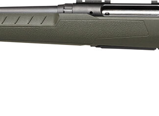 Savage Arms 32079 Axis 2  25-06 Rem 4+1 22" Matte Black Sporter Barrel, Matte Black Drilled & Tapped Steel Receiver, Fixed Green Synthetic Stock, Left Hand