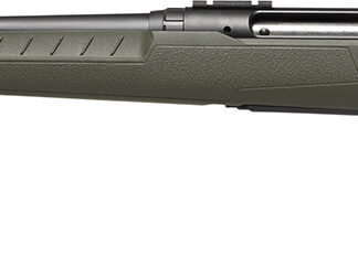 Savage Arms 32127 Axis 2 Compact 223 Rem 4+1 20" Matte Black Heavy Sporter Barrel, Matte Black Drilled & Tapped Carbon Steel Receiver, Fixed Green Synthetic Stock Left Hand