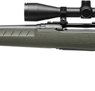 Savage Arms 32187 Axis 2 XP Combo Full Size 308 Win 4+1 22" BBlack Sporter Barrel, Black Carbon Steel Receiver Drilled & Tapped, OD Green Fixed Synthetic Stock, Weaver 3-9x40mm Scope, Left Hand