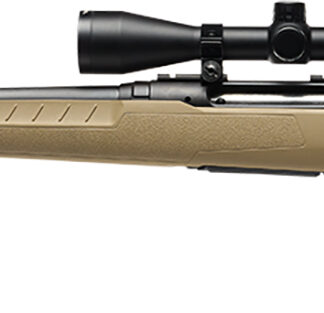 Savage Arms 32193 Axis 2 XP Combo Full Size 223 Rem 4+1 22" Black Sporter Barrel, Black Carbon Steel Receiver Drilled & Tapped, Flat Dark Earth Fixed Synthetic Stock, Weaver 3-9x40mm Scope, Left Hand