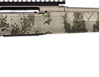 Savage Arms 32305 Axis 2 Pro Compact 308 Win 4+1 20" Gun Metal Bronze Cerakote Heavy Threaded Barrel & Picatinny Rail Carbon Steel Receiver, Fixed Woodland Camo Synthetic Stock, Right Hand